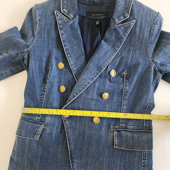 WHBM Denim Studio Blazer  Size 4 - Picture 13 of 13